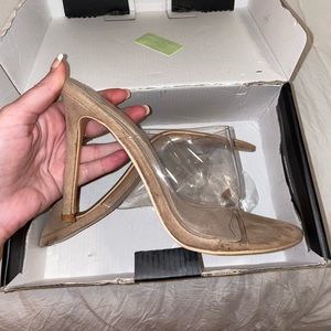 missguided clear heels